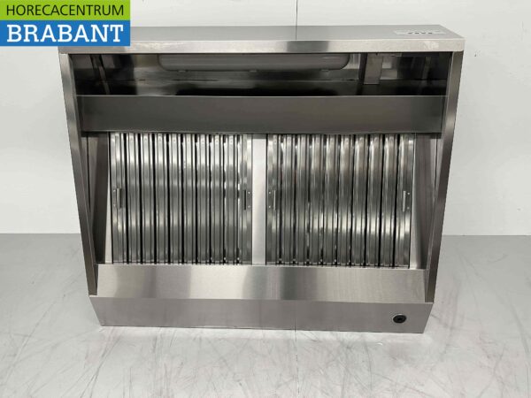 Edelstahl-Dunstabzugshaube Haube Motor 1500 kuub Premium-line Schräges Modell 120 cm 230V Horeca