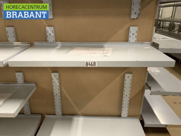 Wandregal aus Edelstahl 100 x 40 cm Horeca