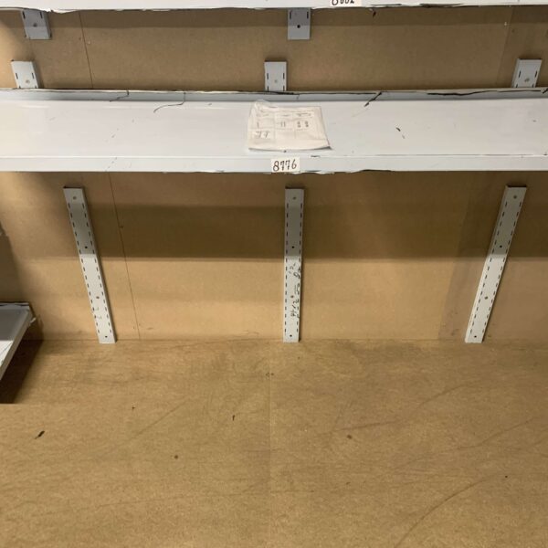 Wandregal aus Edelstahl 180 x 40 cm Horeca