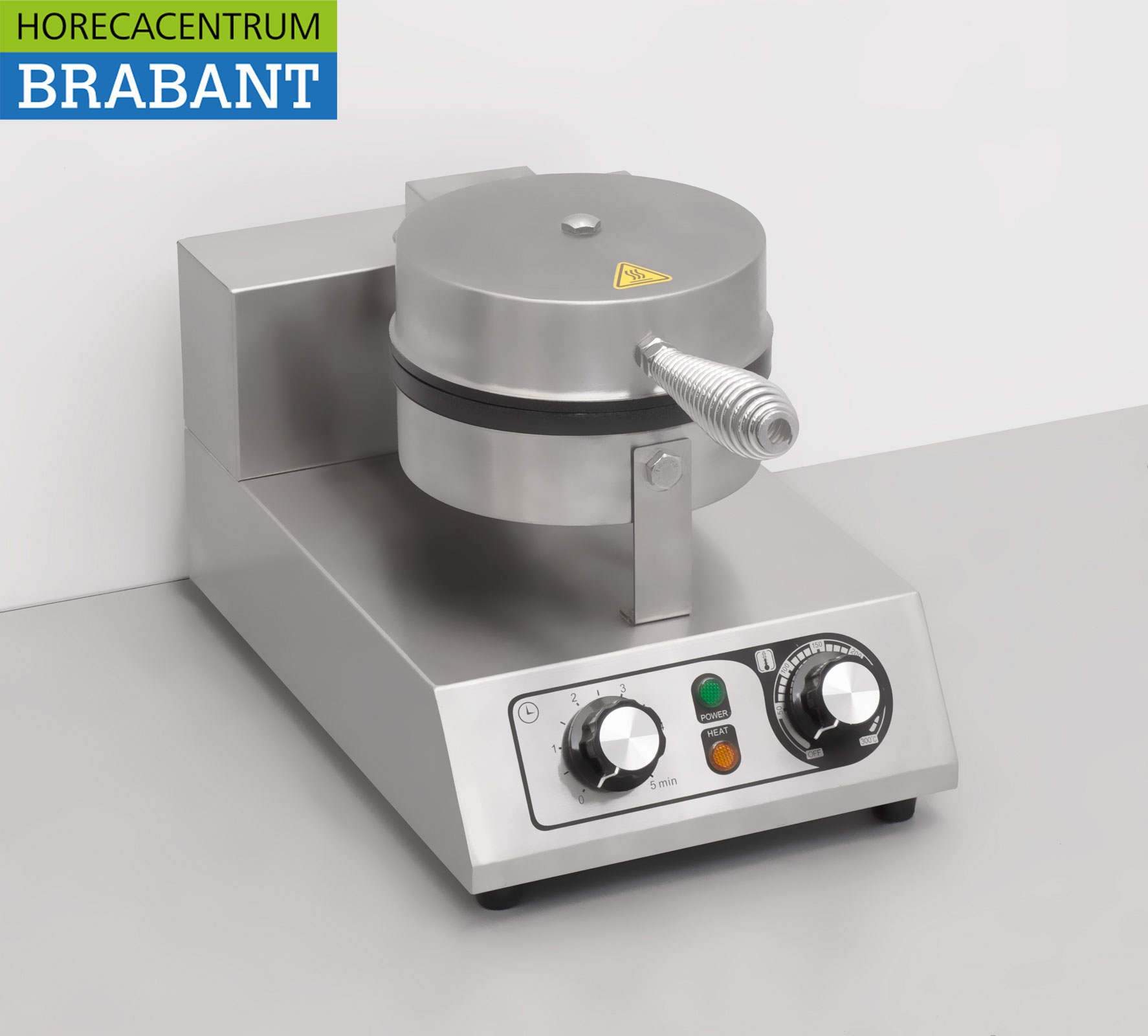 HCB Waffeleisen aus Edelstahl mit Zeitschaltuhr 230V Catering – Bild 3