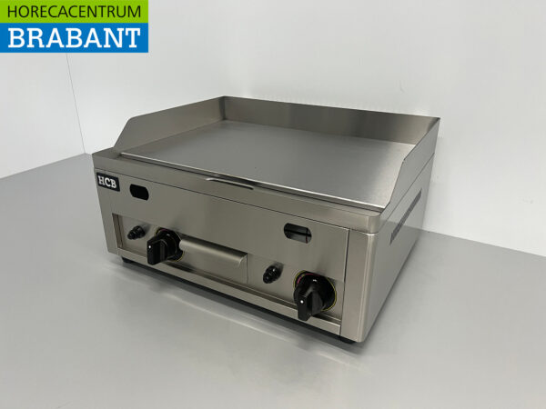 Edelstahl-Grillplatte Grillplatte Glatt 60 cm PROPAAN Horeca – Bild 2
