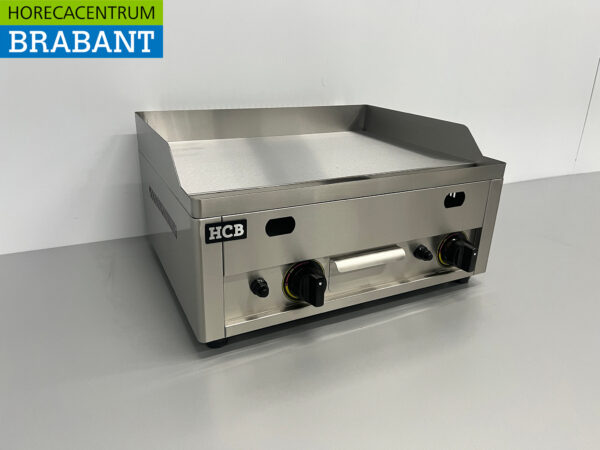 Edelstahl-Grillplatte Grillplatte Glatt 60 cm PROPAAN Horeca – Bild 3