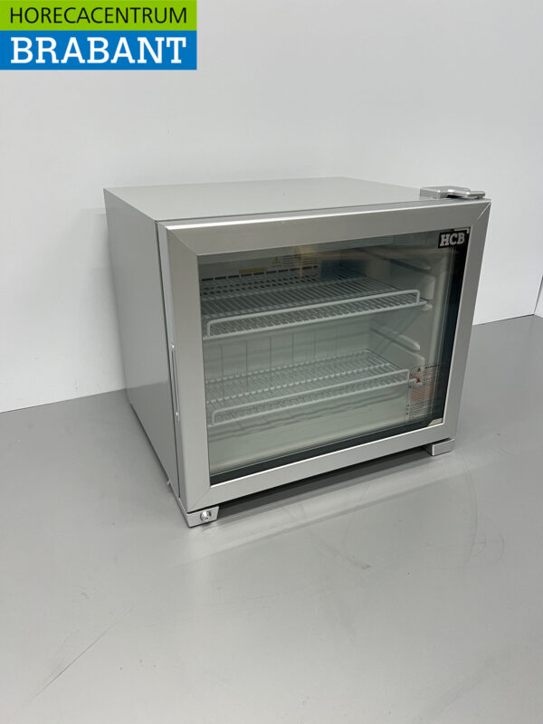 HCB Glastür-Gefrierschrank Gefrierschrank mit Glastür 55 Liter 230V Horeca – Bild 2