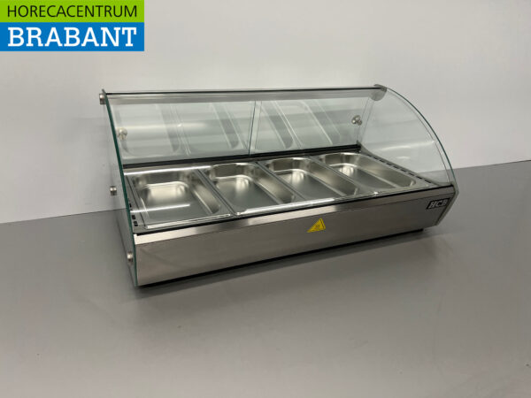 HCB Heißvitrine 4 x 1/3 GN/Gastronorm 46 Liter 230V Horeca – Bild 2