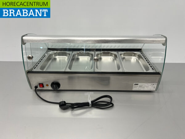 HCB Heißvitrine 4 x 1/3 GN/Gastronorm 46 Liter 230V Horeca – Bild 8