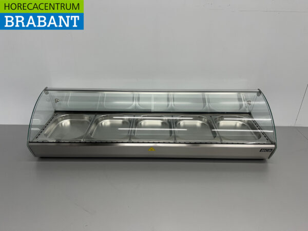 HCB Heiße Vitrine 5 x 1/2 GN/Gastronorm 85 Liter 230V Horeca