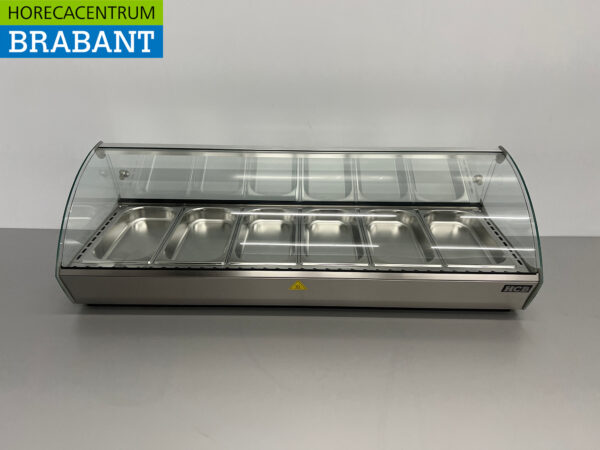 HCB Warmhaltevitrine 6 x 1/3 GN 68 Liter 230V Horeca