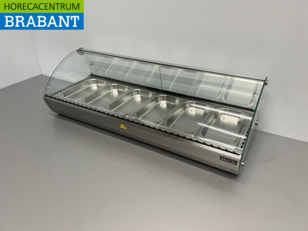 HCB Warmhaltevitrine 6 x 1/3 GN 68 Liter 230V Horeca – Bild 2