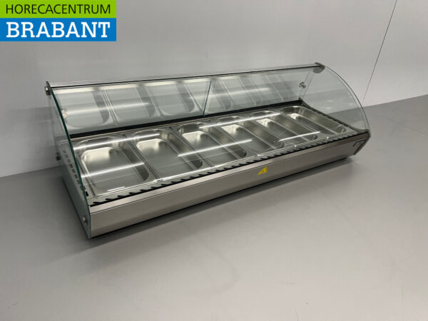 HCB Warmhaltevitrine 6 x 1/3 GN 68 Liter 230V Horeca – Bild 3