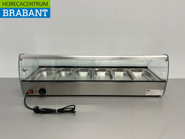 HCB Warmhaltevitrine 6 x 1/3 GN 68 Liter 230V Horeca – Bild 5