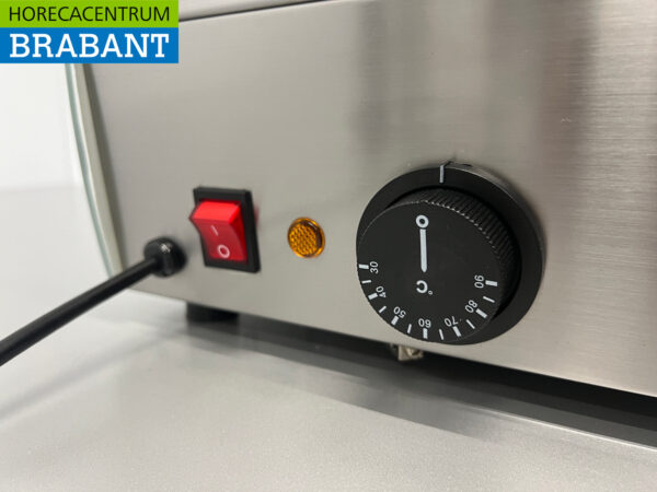 HCB Warmhaltevitrine 6 x 1/3 GN 68 Liter 230V Horeca – Bild 7