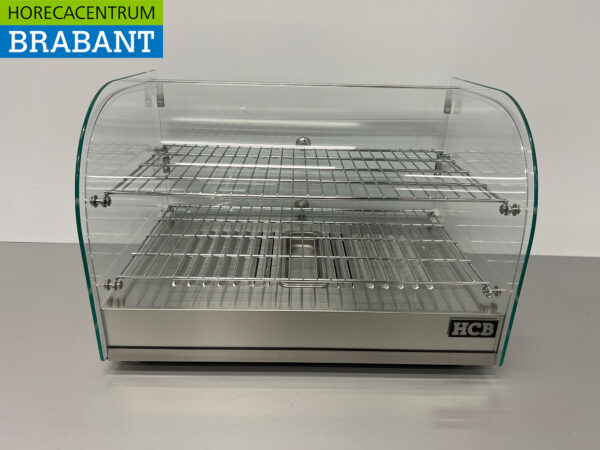 Edelstahl Warmhaltevitrine 45 Liter 55,4 cm 230V Horeca