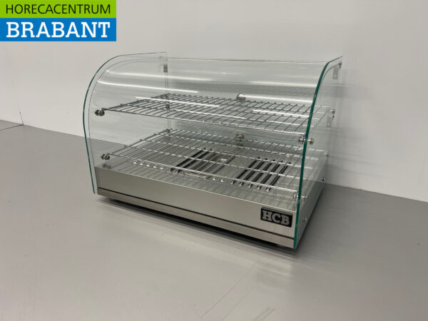 Edelstahl Warmhaltevitrine 45 Liter 55,4 cm 230V Horeca – Bild 2