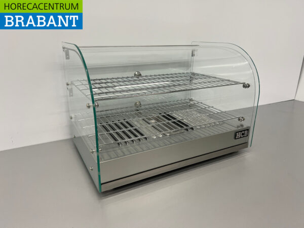 Edelstahl Warmhaltevitrine 45 Liter 55,4 cm 230V Horeca – Bild 3
