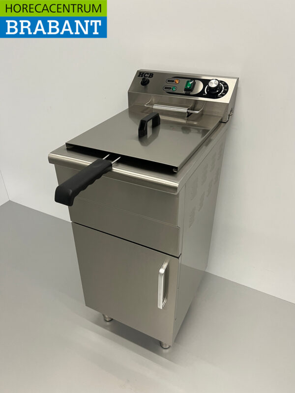 Edelstahl Friteuse 16 Liter 230V Horeca – Bild 2