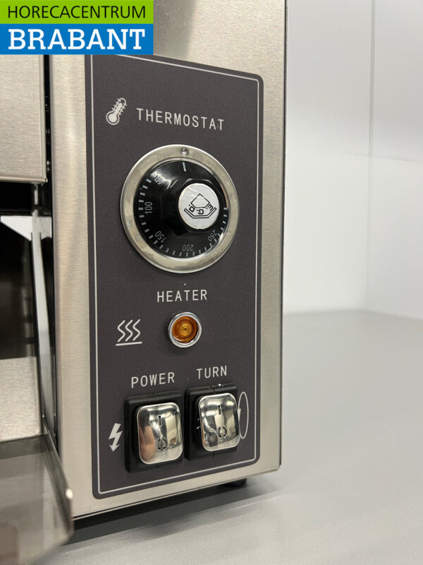 HCB Edelstahl Vertikaler Durchlauftoaster Brotröster Durchlaufofen XL 230V Horeca – Bild 4