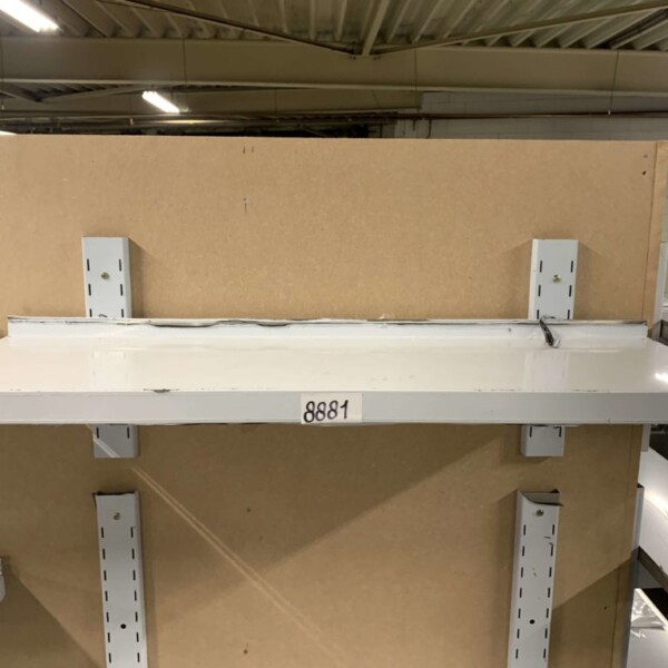 Wandregal aus Edelstahl 100 x 30 cm Horeca