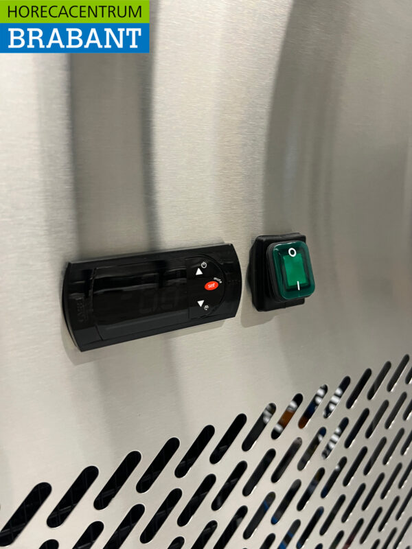 Gekühlte Werkbank aus Edelstahl 4 Türen 223 cm 230V Horeca – Bild 6
