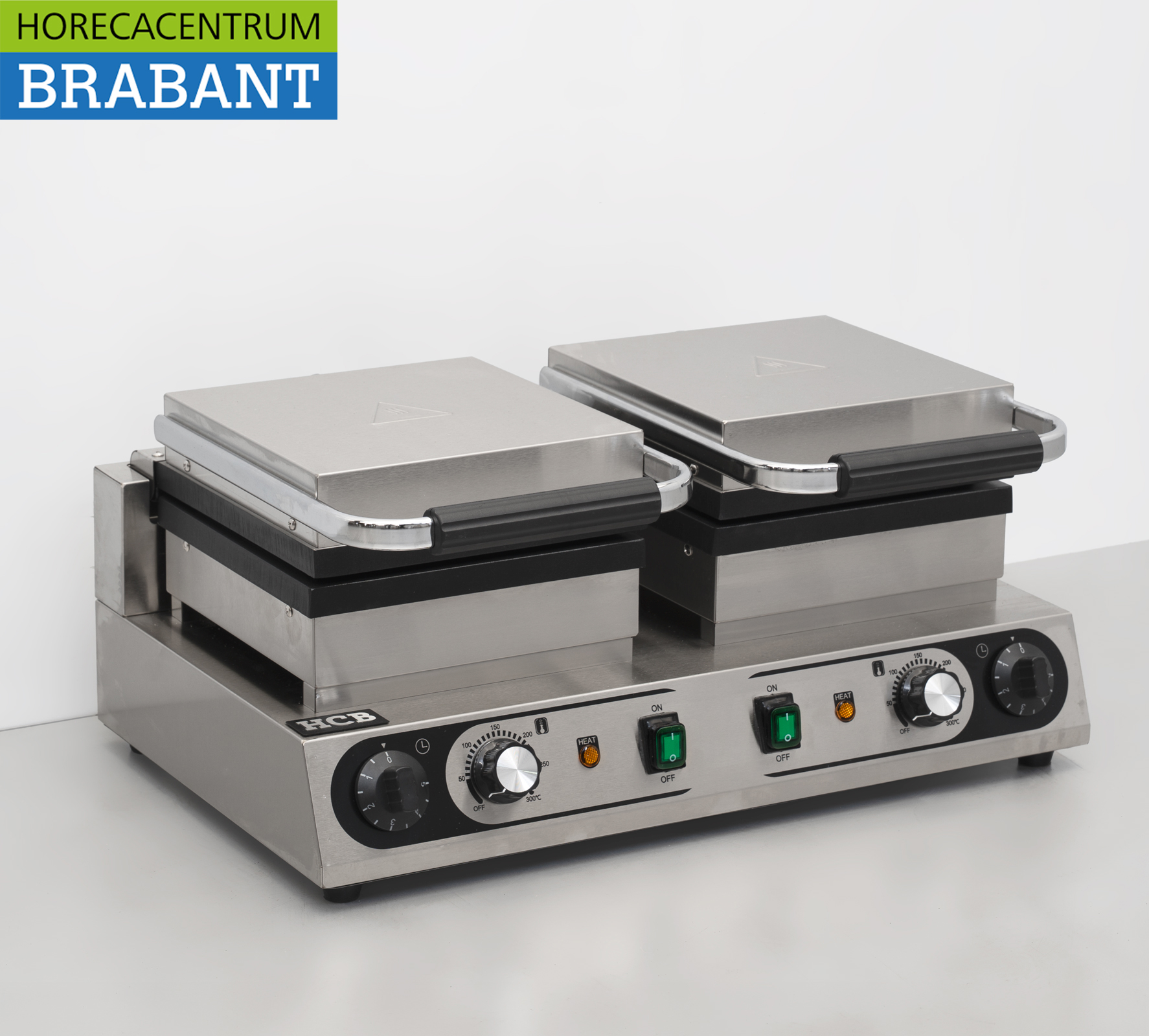 Doppeltes Waffeleisen aus Edelstahl Lüttich Waffeln 230V Catering – Bild 4