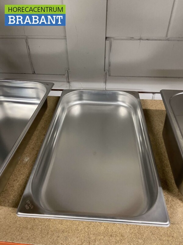 Edelstahl HCB Gastronorm Tablett GN Tablett 1/1 Tiefe 65 mm Horeca
