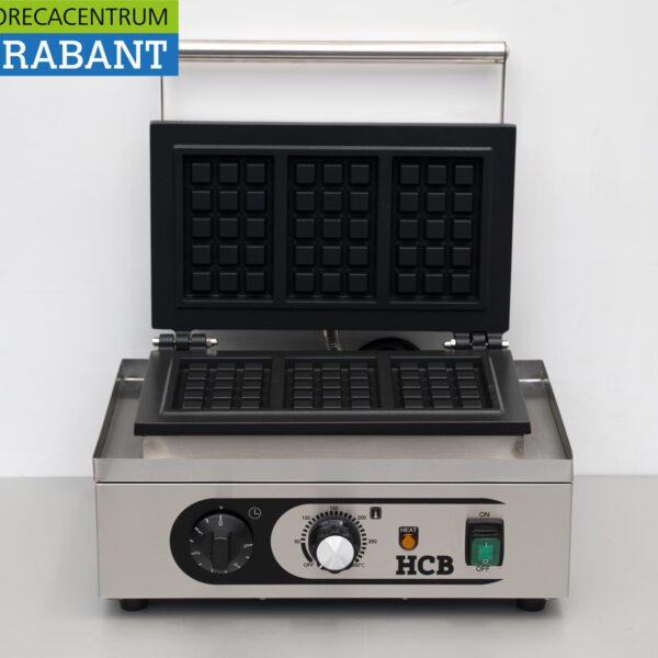HCB Edelstahl Waffeleisen Lütticher Waffeln 230V Catering
