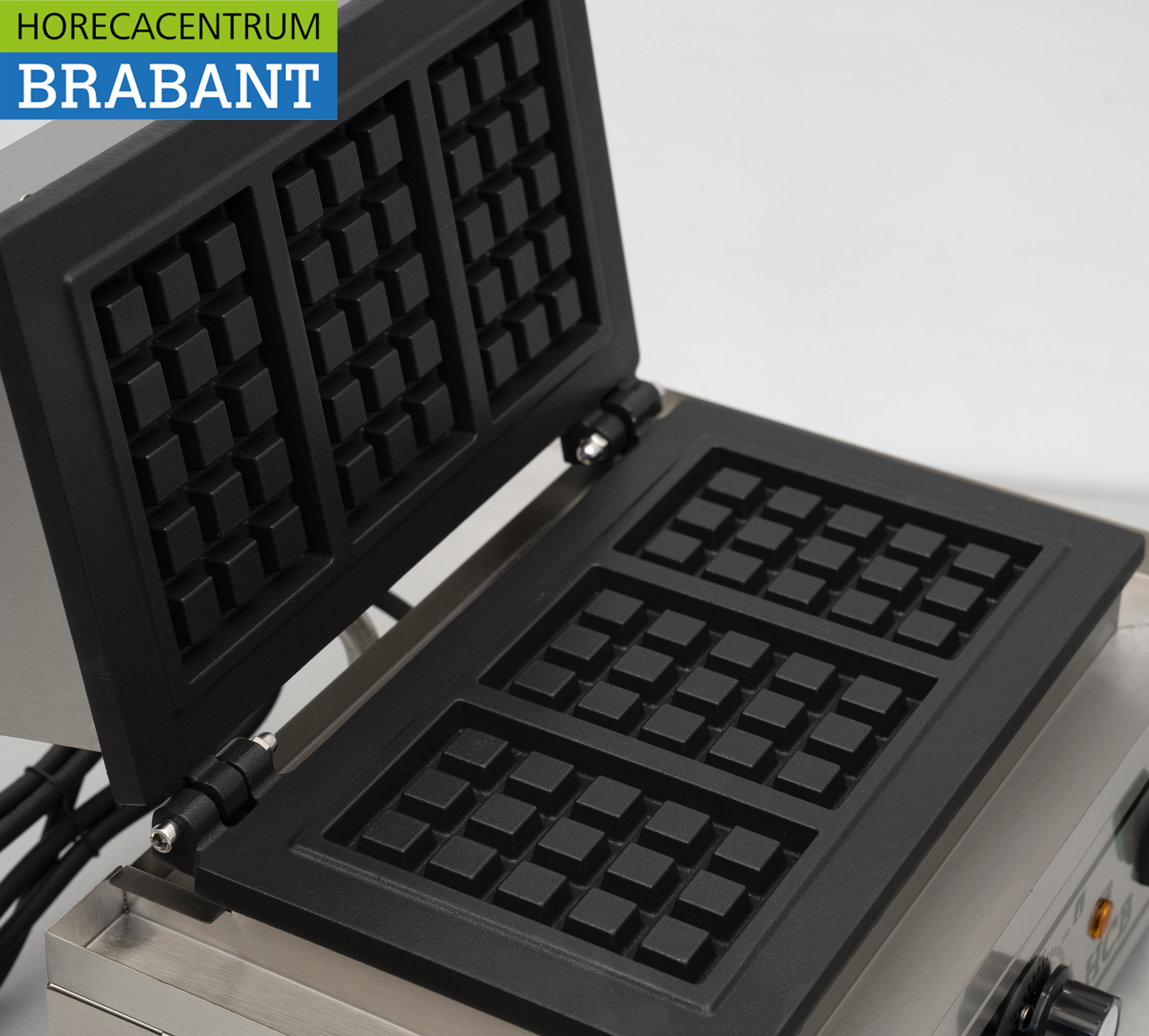 HCB Edelstahl Waffeleisen Lütticher Waffeln 230V Catering – Bild 5