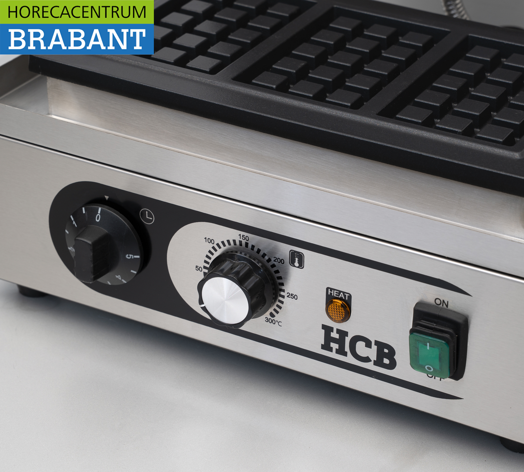 HCB Edelstahl Waffeleisen Lütticher Waffeln 230V Catering – Bild 6