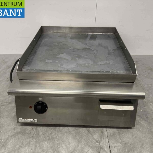 Edelstahl Mareno Glatte Grillplatte Grillplatte 60 cm 400V Horeca