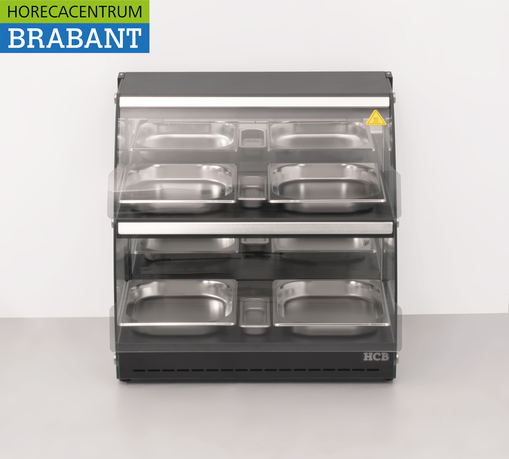 Edelstahl-Deluxe-Wärmeschrank 4 x ½ GN 63 cm 230V Horeca