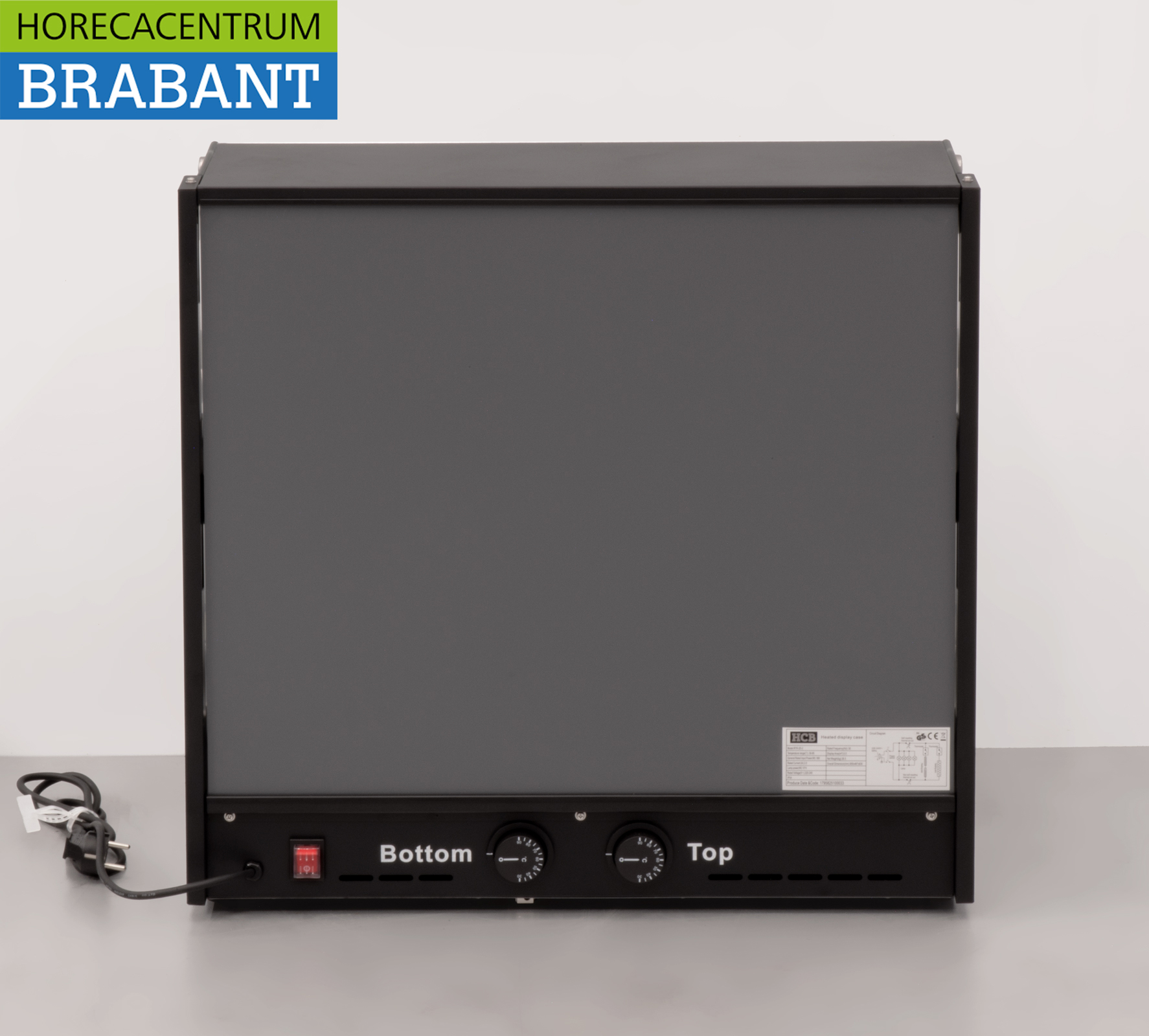 Edelstahl-Deluxe-Wärmeschrank 4 x ½ GN 63 cm 230V Horeca – Bild 5