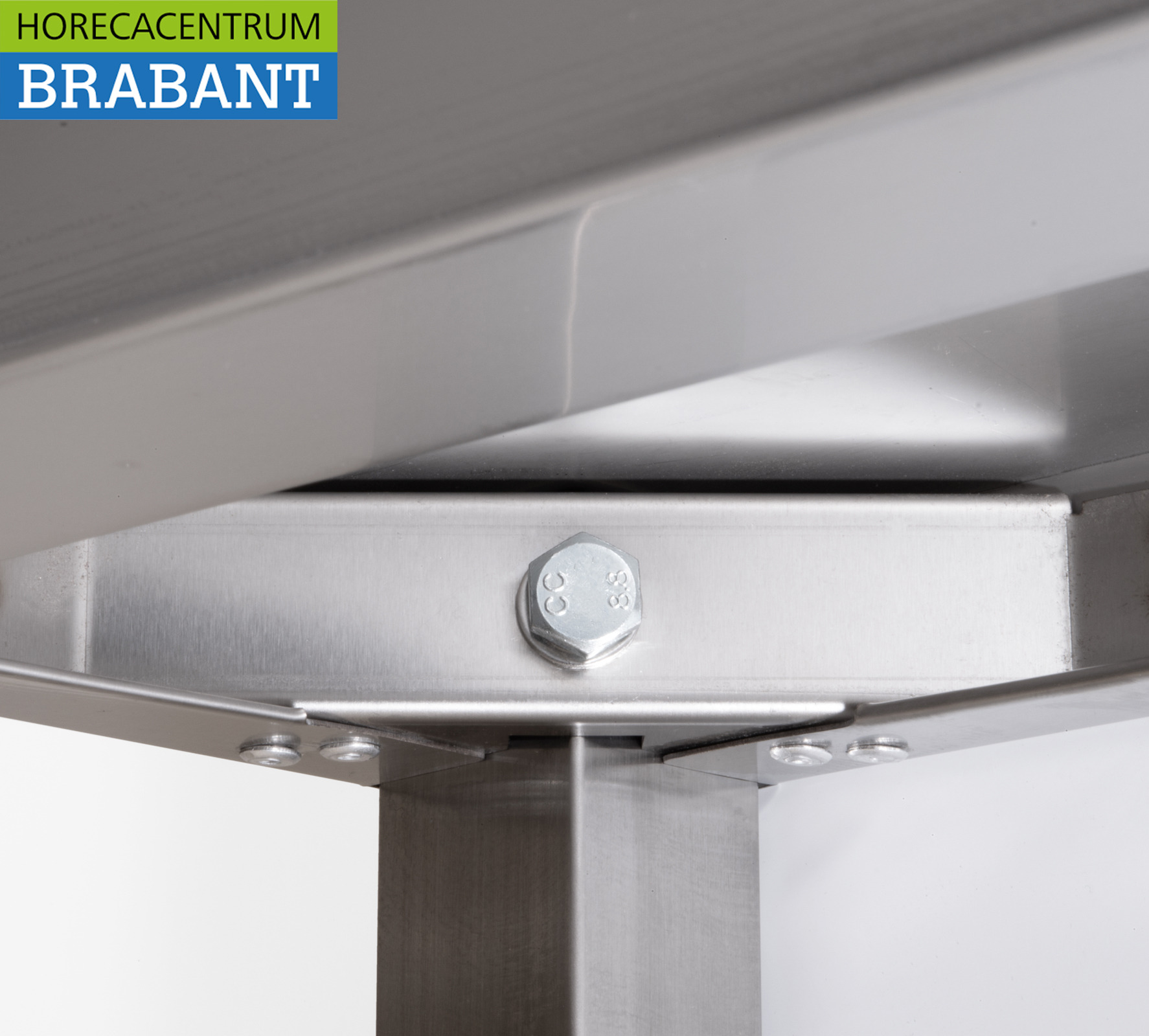 HCB Edelstahl Etagère Brücke 100 x 35 x 40 cm Catering – Bild 5