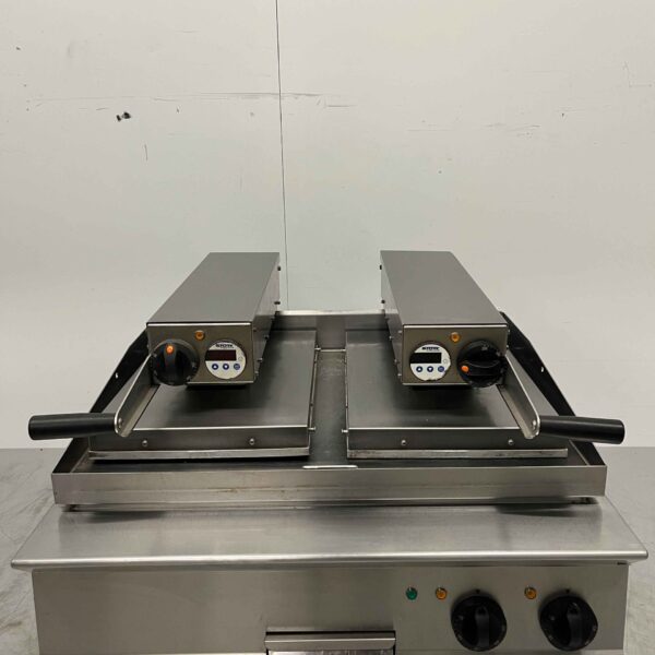 Edelstahl Lincat Clam Grill Hamburger Grillplatte 80 cm 17,2kW 400V Horeca