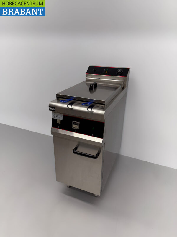 HCB Edelstahl Friteuse 30 Liter 10 kW 400V Horeca – Bild 2