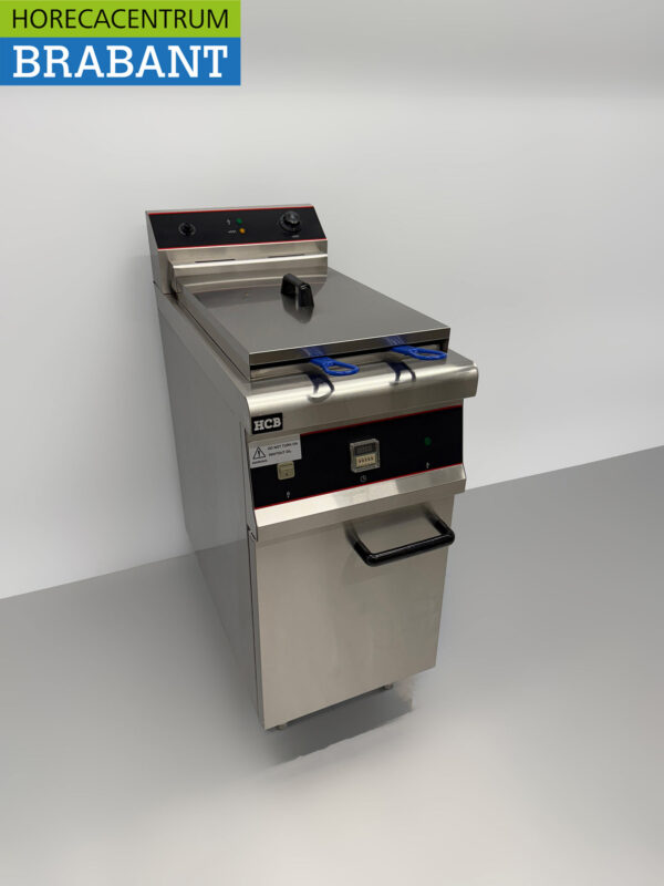 HCB Edelstahl Friteuse 30 Liter 10 kW 400V Horeca – Bild 3