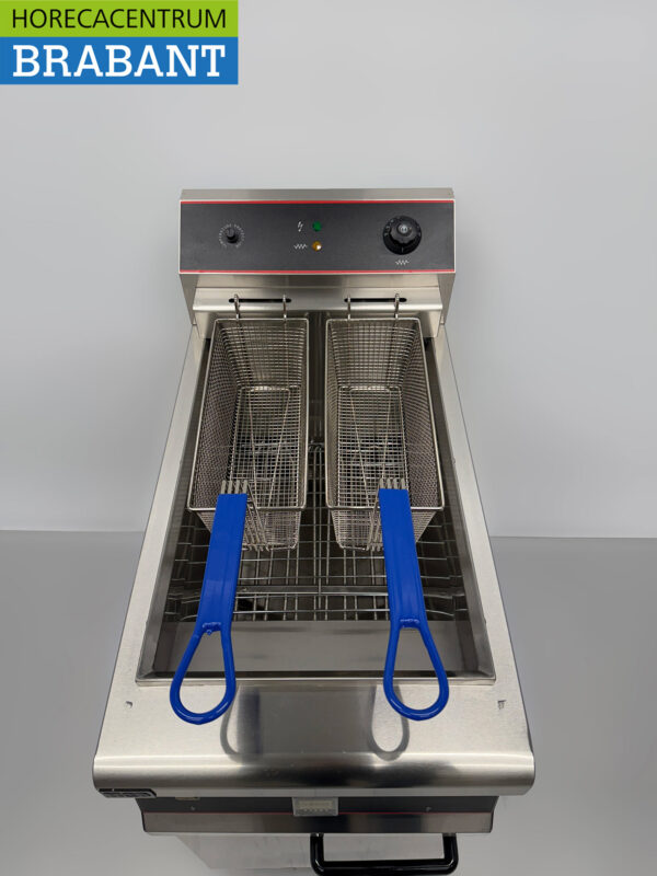 HCB Edelstahl Friteuse 30 Liter 10 kW 400V Horeca – Bild 4