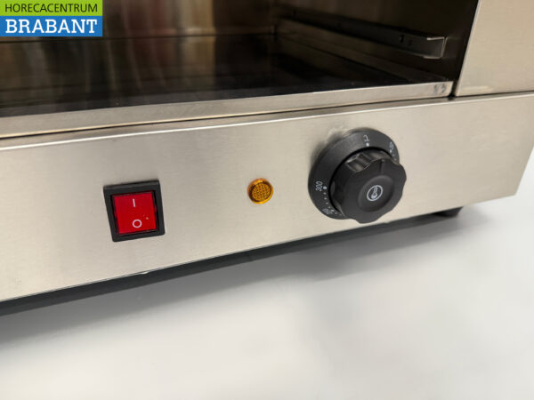 HCB Edelstahl Grillplatte mit Salamander Grill 55 cm 230V Horeca – Bild 6