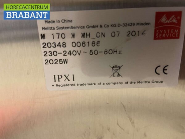 Edelstahl Melitta Kaffeemaschine Kaffeemaschine 230V Horeca – Bild 4