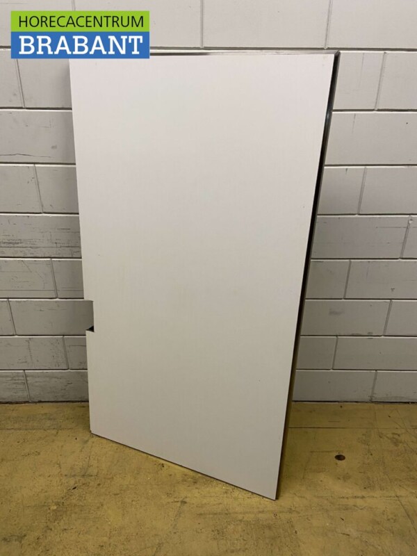 Edelstahlschott mit Trespa 90 x 160 cm Horeca