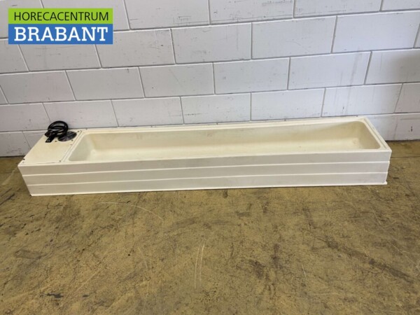 Tecnocrio Aufsatzvitrine Aufsatz-Kühlvitrine saladière 10 x 1/3 GN 208 cm Horeca