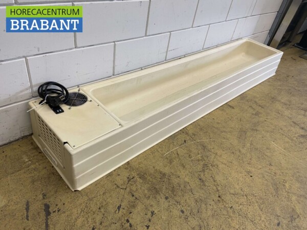 Tecnocrio Aufsatzvitrine Aufsatz-Kühlvitrine saladière 10 x 1/3 GN 208 cm Horeca – Bild 3