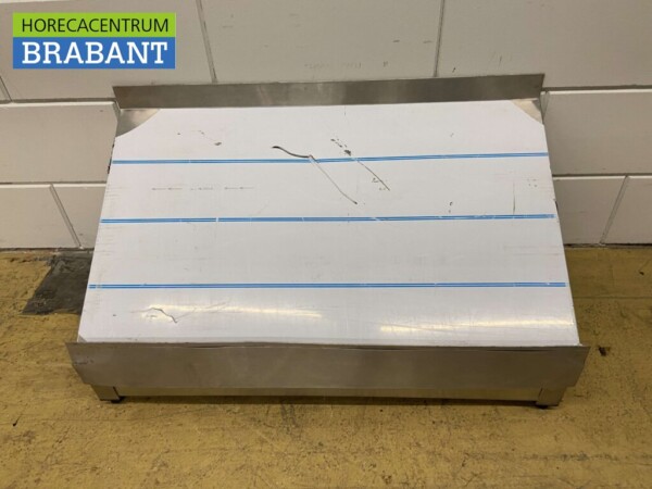Abräumschrank aus Edelstahl für Waschkisten 85 cm Catering