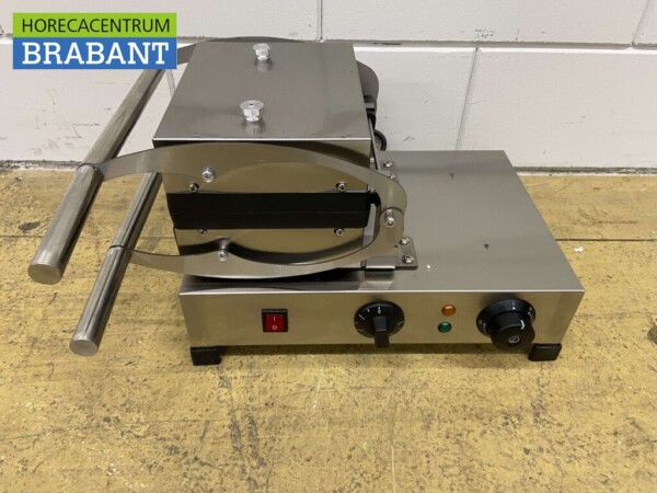 Kippbares Waffeleisen aus Edelstahl mit Zeitschaltuhr 230V Catering – Bild 5