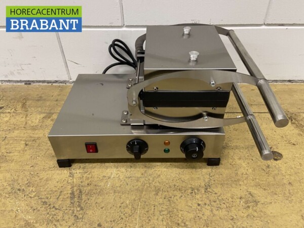 Kippbares Waffeleisen aus Edelstahl mit Zeitschaltuhr 230V Catering – Bild 6