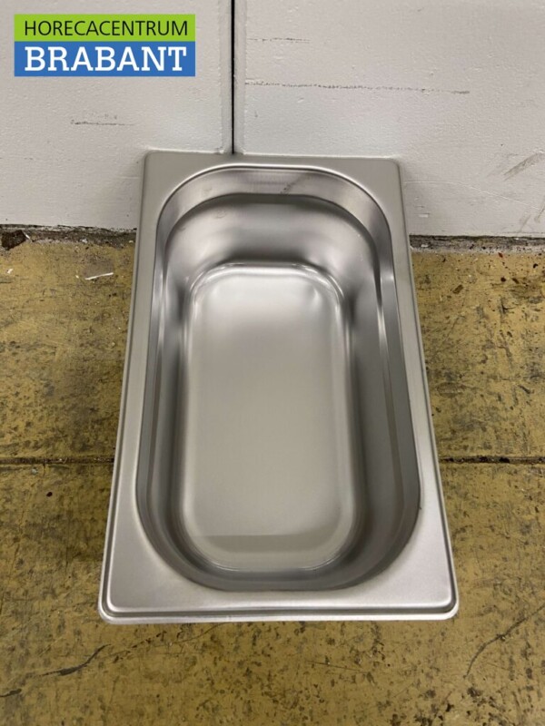 Edelstahl Gastronorm Tablett GN Tablett 1/4 Tiefe 100 mm Horeca – Bild 2