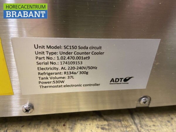 Edelstahl ADT Bierkühler Postmix-Kühler 230V Horeca – Bild 6