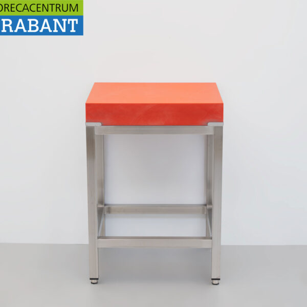 Edelstahl Polyethylen PE Hackklotz Premium-line 50 x 60 cm Catering Metzgerei