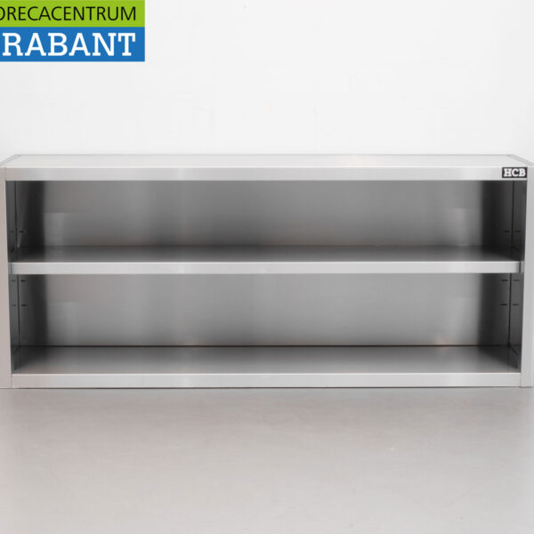 HCB Edelstahl Hängeschrank Offenes Modell 160 cm Catering