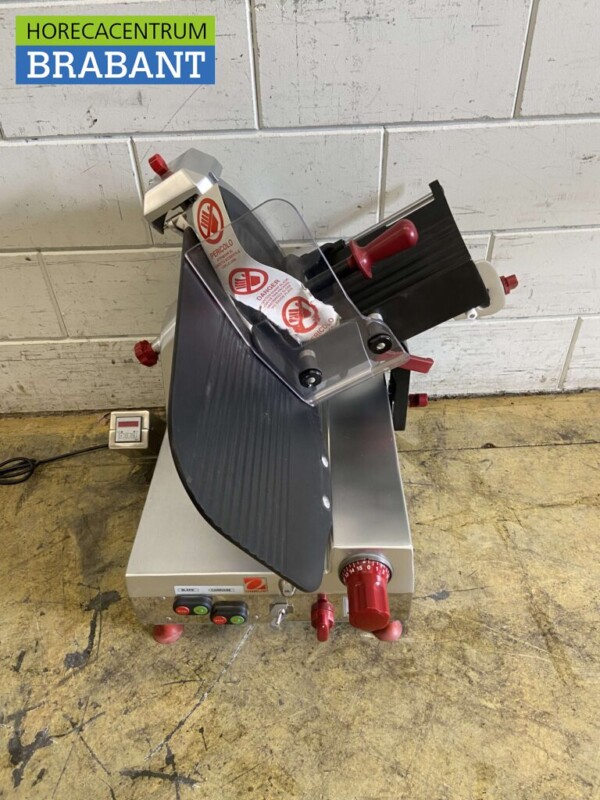 Ohaus Mathieu Automatischer Fleischschneider Aufschnittmaschine 350 mm 230V Gastronomie Metzgerei – Bild 2