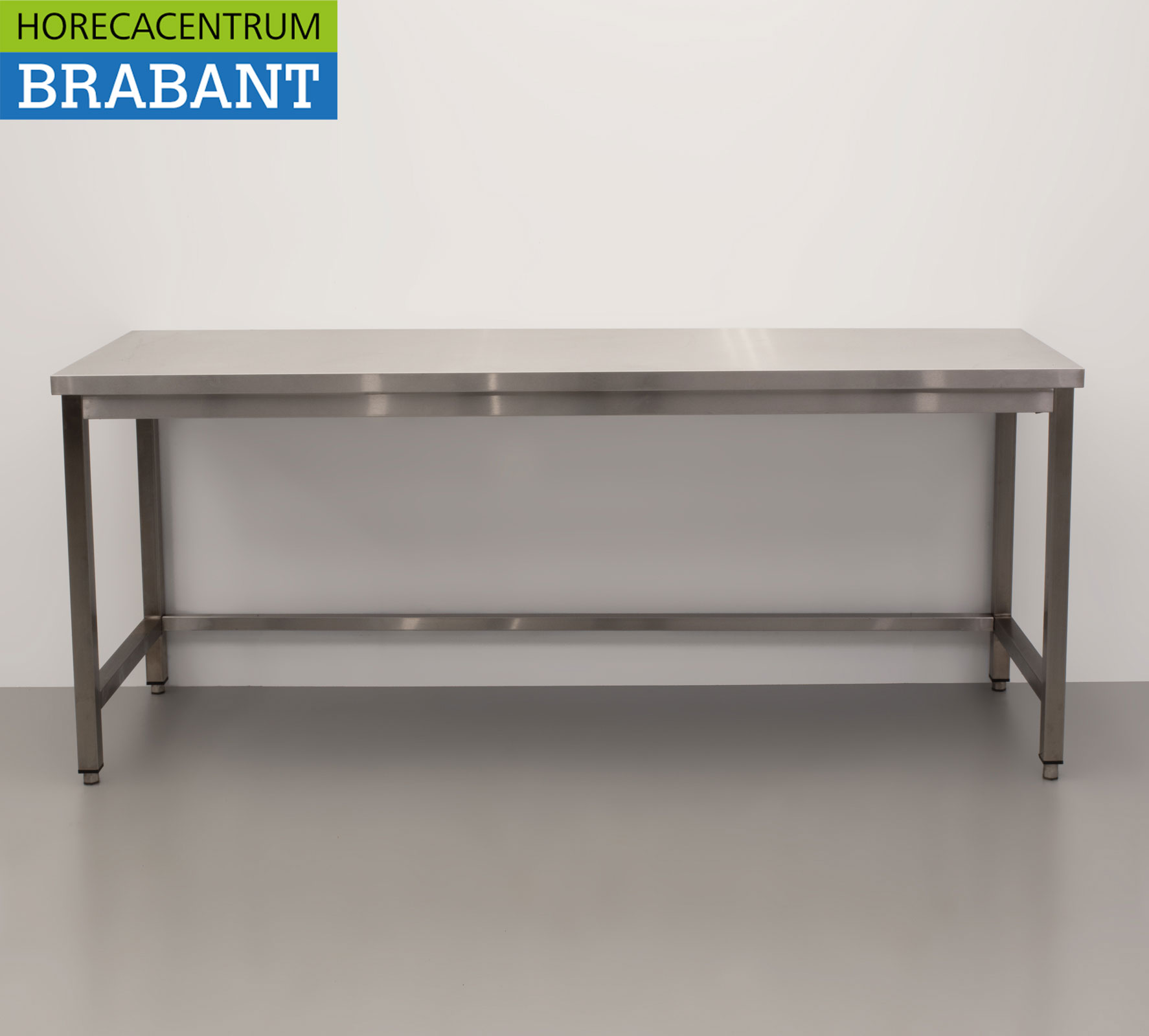 Edelstahl-Arbeitstisch Premium-line 200 x 60 x 85 cm Catering
