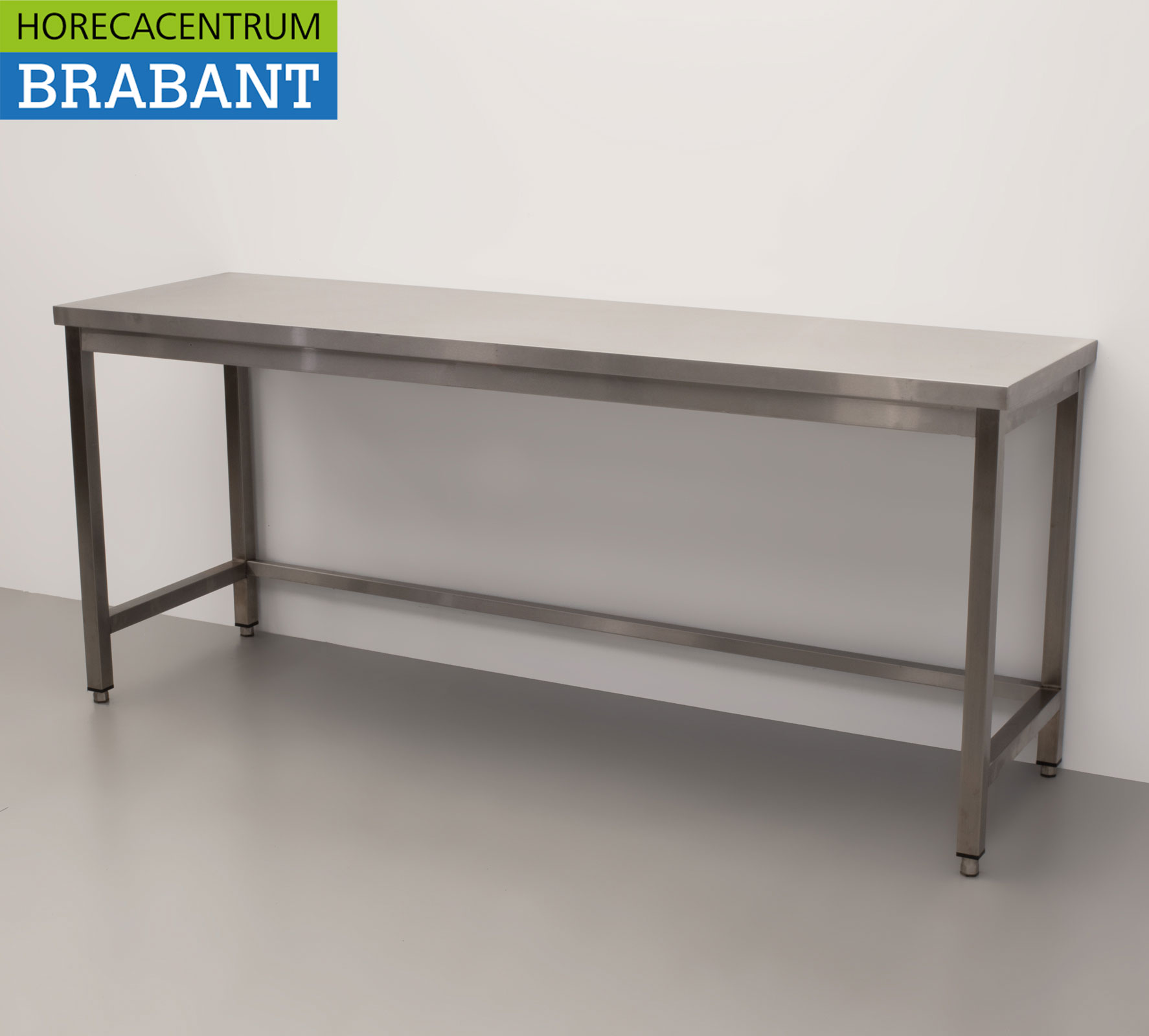 Edelstahl-Arbeitstisch Premium-line 200 x 60 x 85 cm Catering – Bild 2